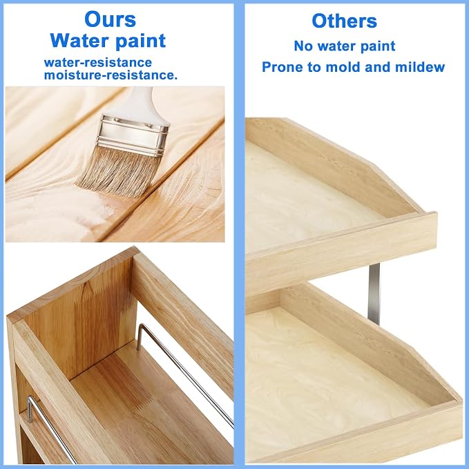 DINDON Pull Out Spice Rack Cabinet Organizer - Image 5