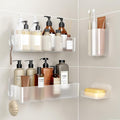 Orimade Shower Caddy 4-Pack, No-Drill Adhesive Shelves by Orimade