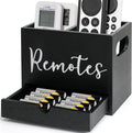 Remote Control Holder, 2 Slot TV Remote Holder& Desk Organizer by BUYNOW