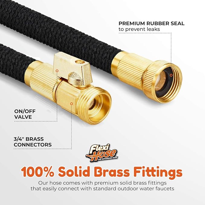 Flexi Hose Lightweight Expandable Garden Hose, 25FT -Retractable Garden Hose - Image 4