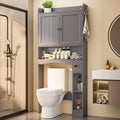 Ahomly Over The Toilet Storage Cabinet, 32.3" W Over Toilet Bathroom Organizer by Ahomly