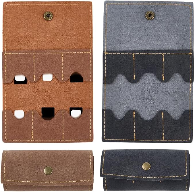 2PCS PU Leather Foldable Gaming Card Organizer Memory Card Holder - Image 7