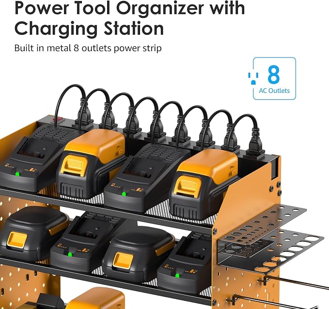 CCCEI Modular Pegboard Rack Power Tool Organizer - Image 2