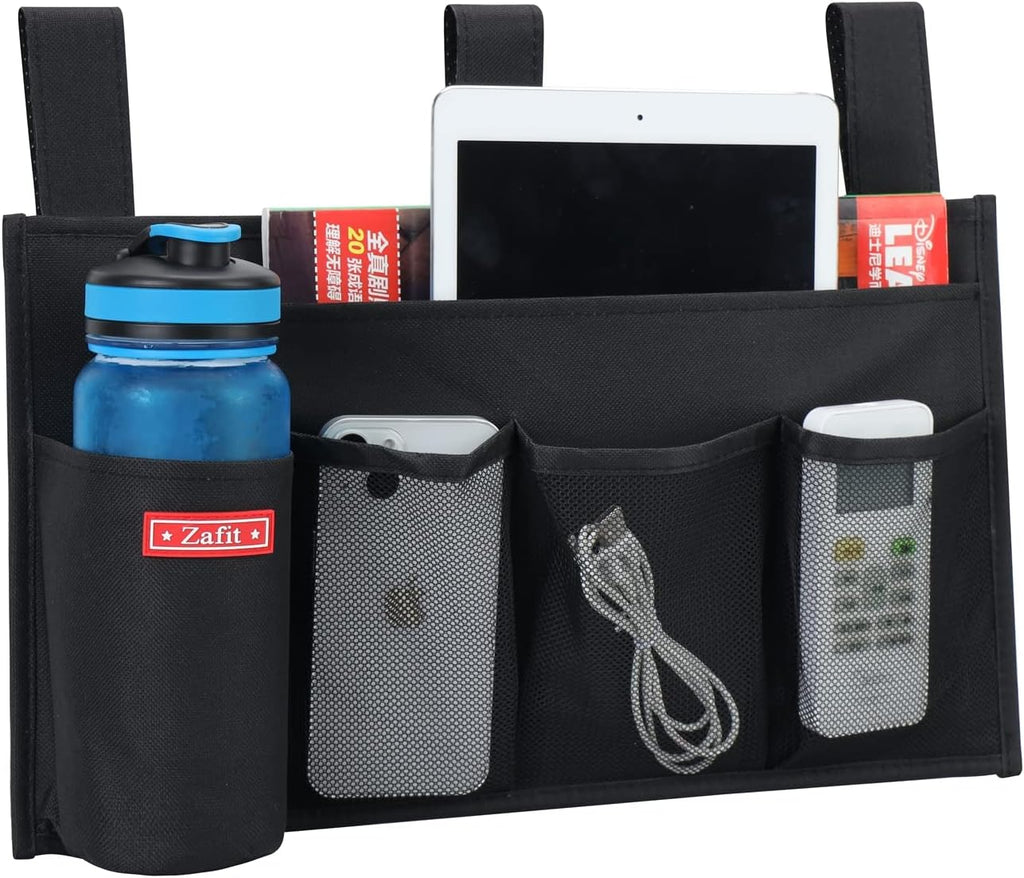 Zafit Hanging Bedside Caddy, Bedside Storage Organizer for Magazine