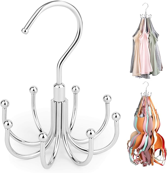 ZEDODIER Tank Top Hanger, Rotatable Bra Organzier by ZEDODIER