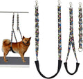 Dog Grooming Belly Straps – Adjustable Grooming Loops with Cute Paw &
