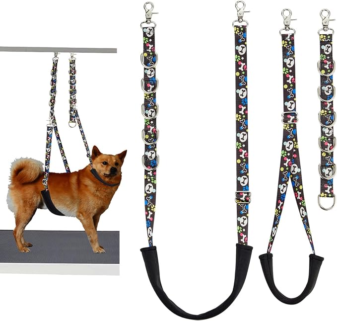 Dog Grooming Belly Straps – Adjustable Grooming Loops by FURSDOLY