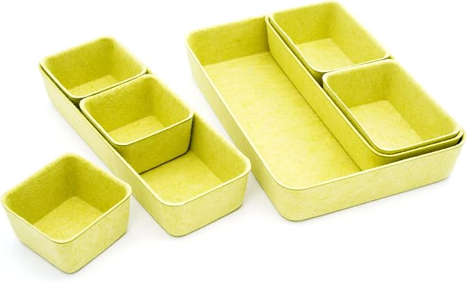 Welaxy Drawer organizers trays Felt storage bin home office Desk Minimalist - Image 6