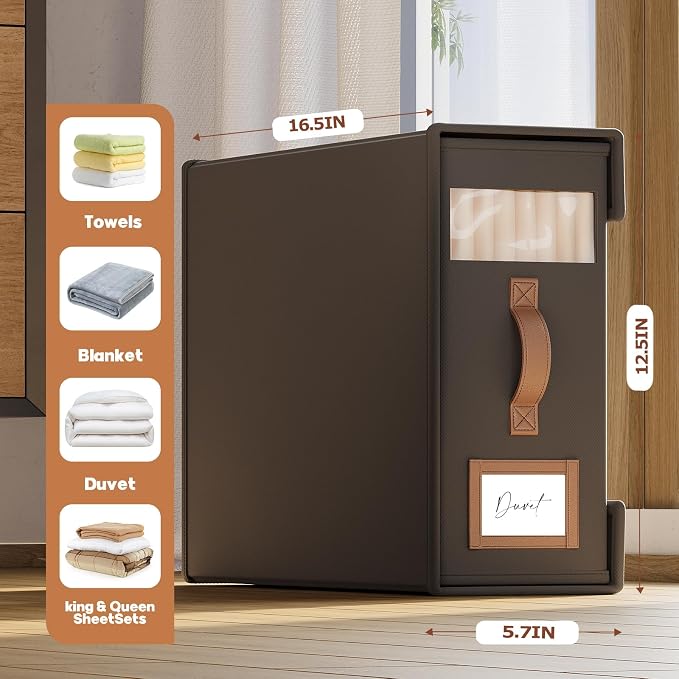 6 Pack Bed Sheet Organizers And Storage - Image 6