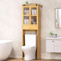 Over The Toilet Storage Cabinet: Bathroom Organizer Shelf by Cozivolife
