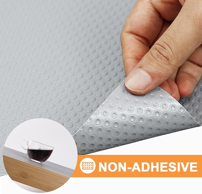 Shelf Liners for Kitchen Cabinets Non-Adhesive: Waterproof Drawer Liner 14 Inch - Image 4