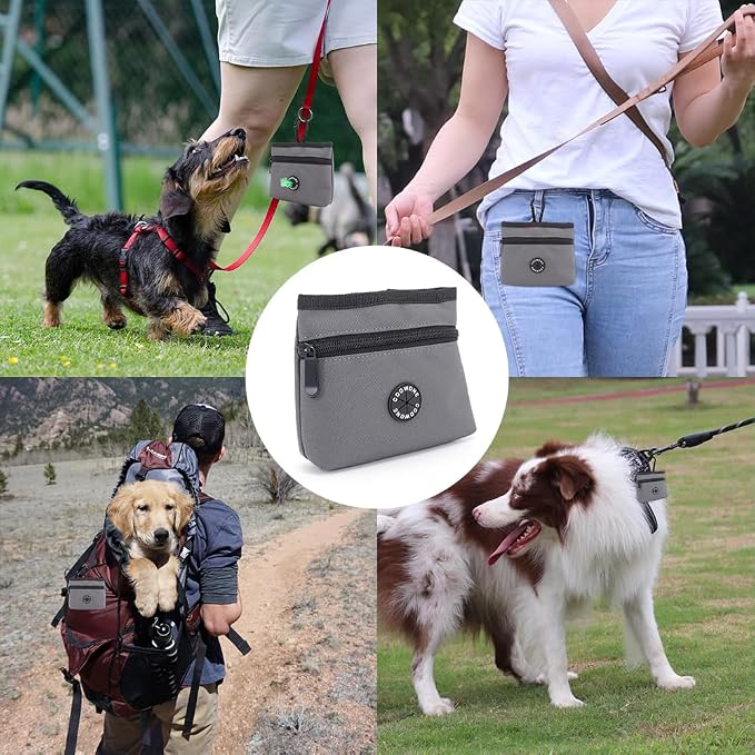 COOWONE Dog Treat Pouch with Pet Training Clicker, Detachable Dog Puppy - Image 7