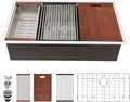 Lordear 32 Undermount Kitchen Sink 32x19 Inch Stainless Steel Kitchen Sinks by LORDEAR