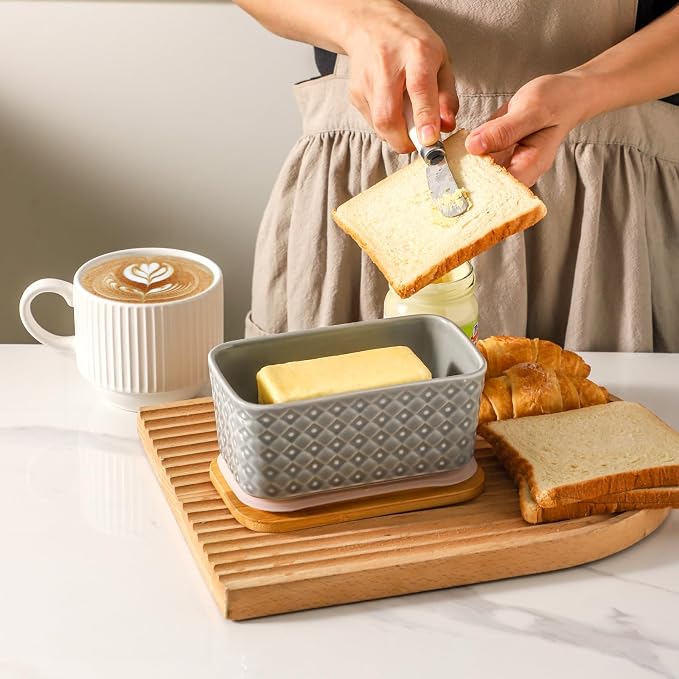 Hasense Ceramic Butter Dish - Image 2