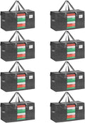 VENO 8 Pack Moving Bags, Comforter and Blanket Storage Bags by Veno