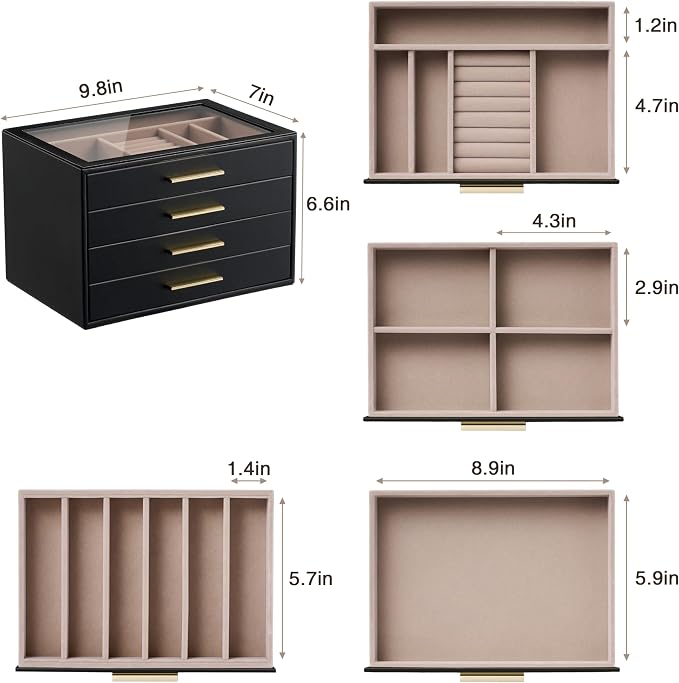 pickpiff Jewelry Box Organizer Case - Image 8