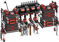 CCCEI Black Power Tool Organizer Wall Mount, Large Tools and Battery