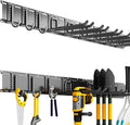 Garden Tool Organizer Wall Mount, 48inch Heavy Duty Garden Tool organizer by CRXCRC