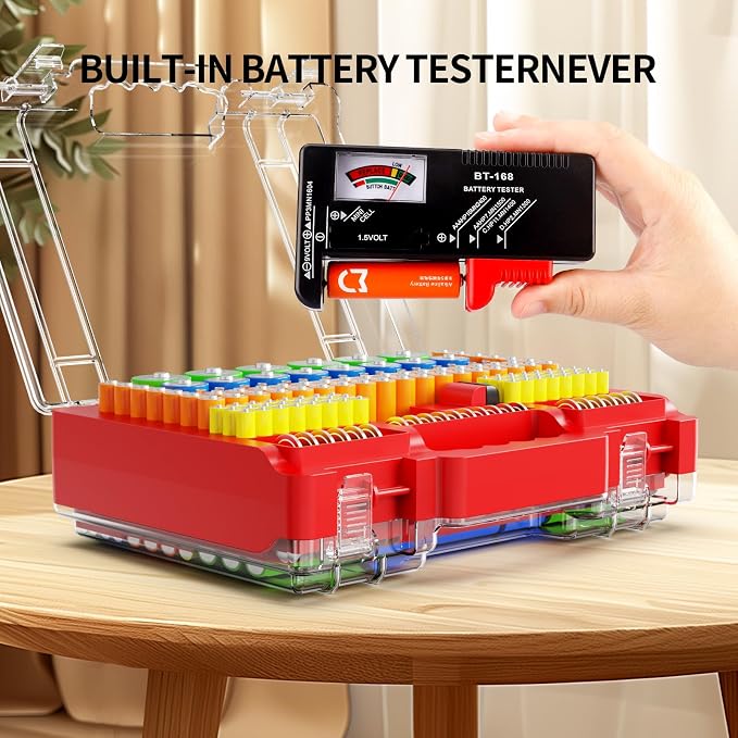 Battery Organizer Storage Holder Box Case - Image 3