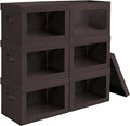 Stackable Storage Bins with Lids by Homsorout