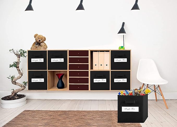 artsdi 11 Inch Storage Cube, Storage bin, cube storage Foldable Fabric Cube - Image 6