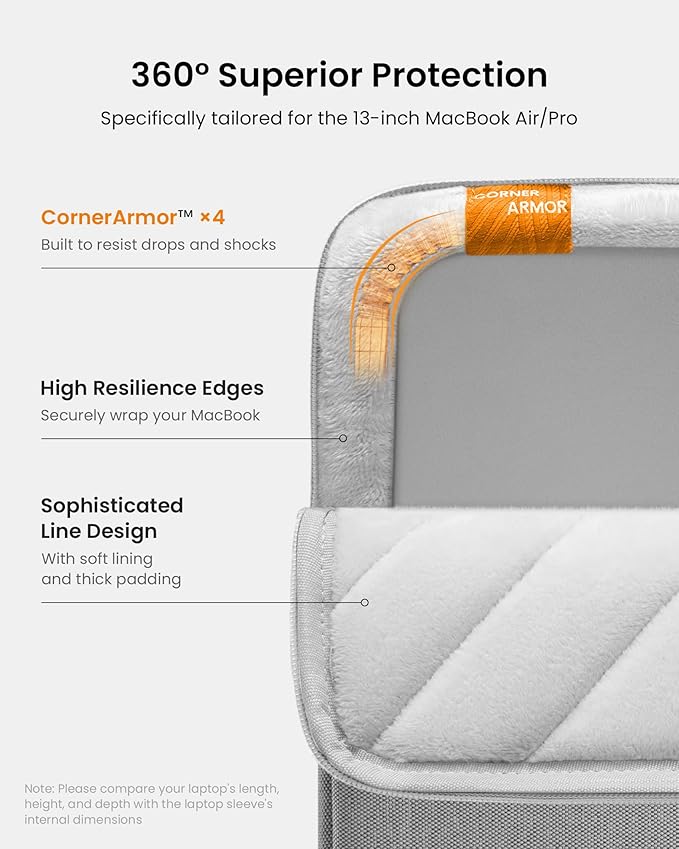 tomtoc 360 Protective Laptop Sleeve Set - Image 5