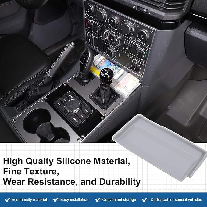 Gear Shift Center Console Front Tray Organizer Compatible - Image 4