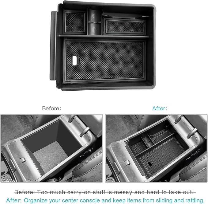 CDEFG for 2025 2026 Hyundai Tucson Center Console Organizer for 2025 2026 - Image 2