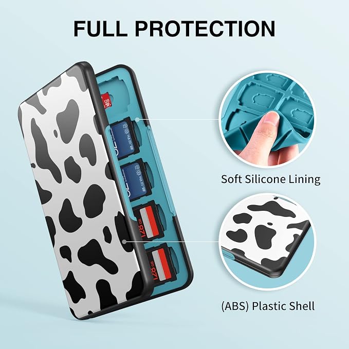 HEIYING SD Card Holder for Memory SD Card and Micro Card, Portable SD Card - Image 5