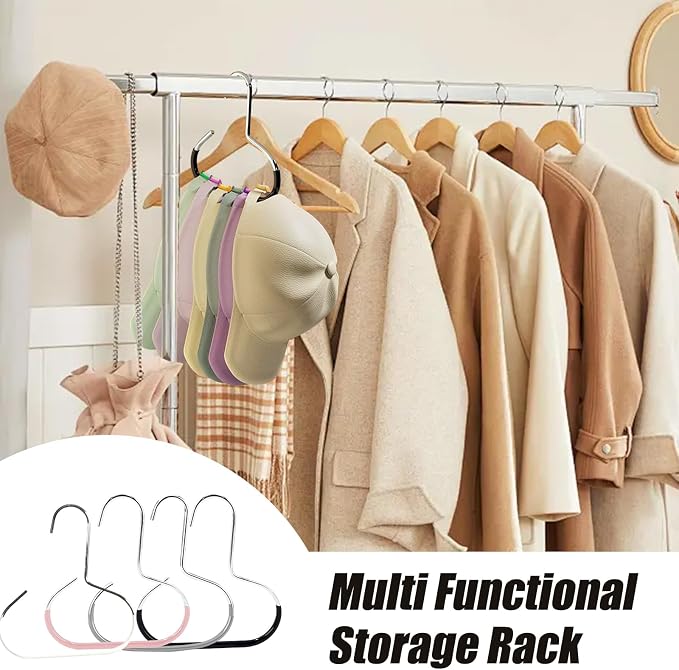 Maximize Closet Space with Versatile Storage, Hat Hangers - Image 4