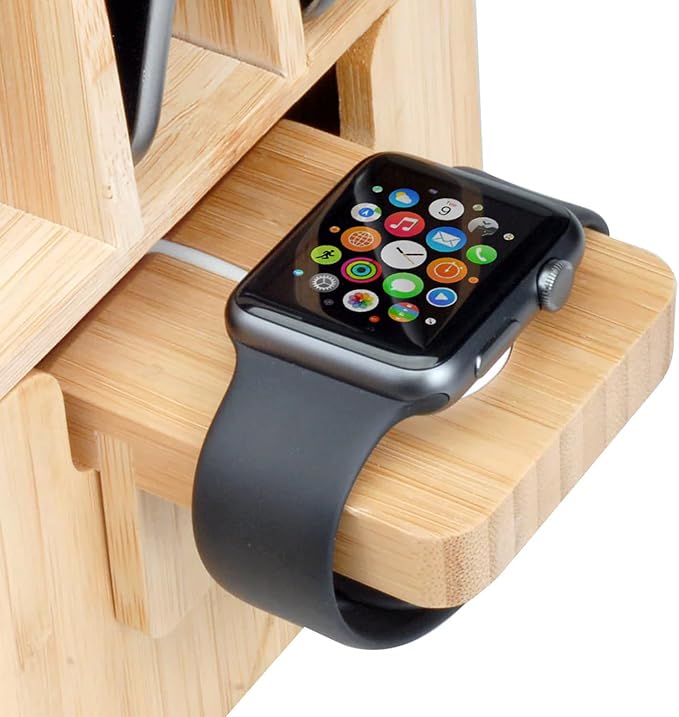 MobileVision Bamboo 12-Port Charging Station & Docking Organizer - Image 6