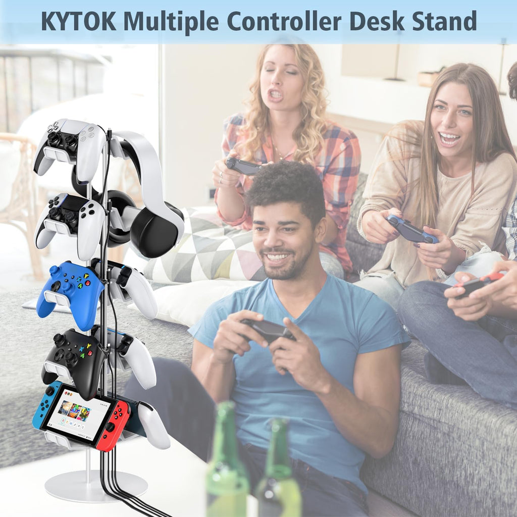 Kytok Gamer Gifts, Headset Stand 5 Tiers with Cable Organizer