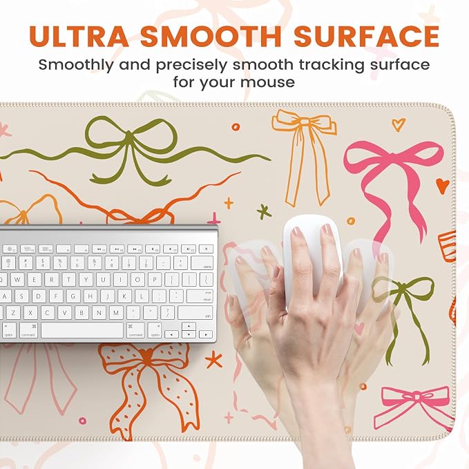 iCasso Desk Mat for Keyboard and Mouse, Large Mouse Pad for Desk, Desk Matt for - Image 3