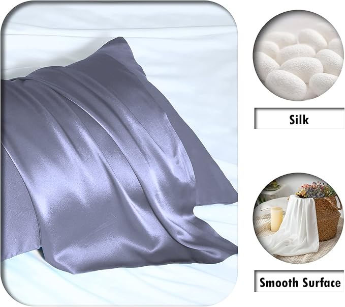 Mulberry Silk Pillowcase for Hair and Skin Pillow Case - Image 2