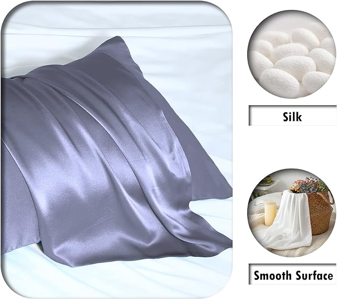 Natural Mulberry Silk Pillowcase - Image 2