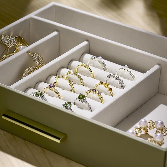 Jewelry Box Organizer Case for Women: 4-Layer Jewelry Storage Case - Image 5