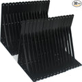 32 Pack L12 x H 8" Black Heavy Duty Shelf Brackets by MHMYDZ