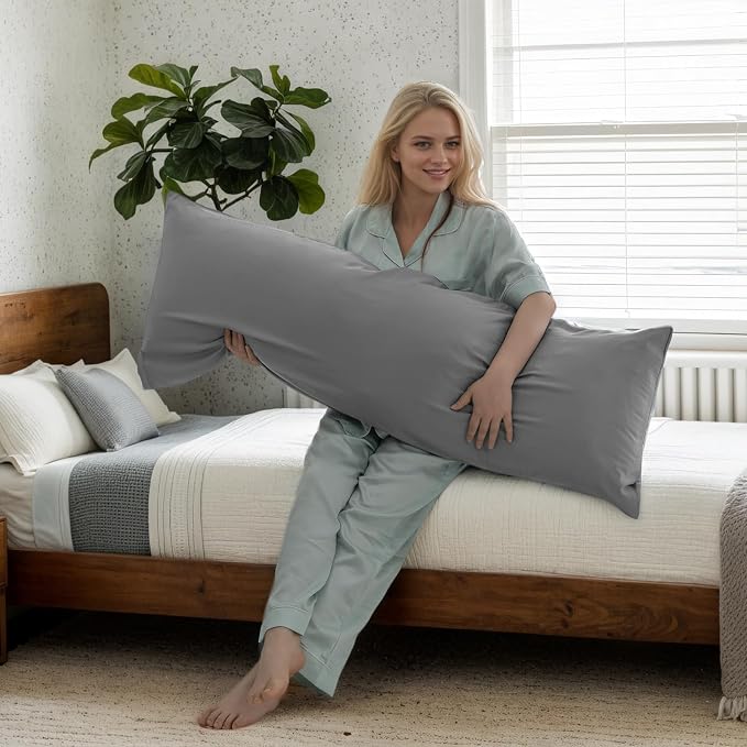 TELUS Body Cooling Pillow Case Cover, Bamboo Rayon & Lyocell Pillowcase - Image 2