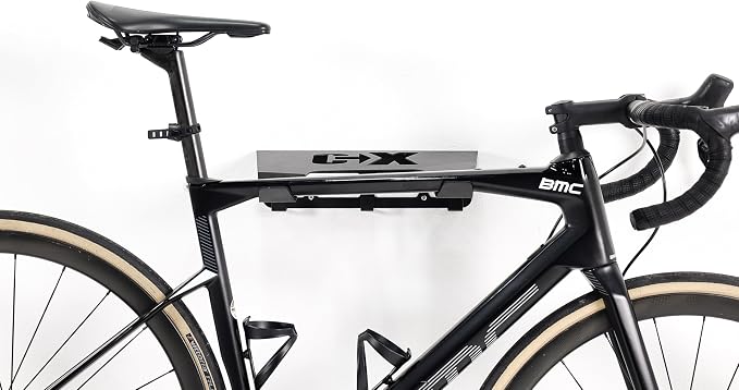 Bike Wall Mount Rack with Gear Hooks – Horizontal Bike Rack shelf- Bicycle - Image 3