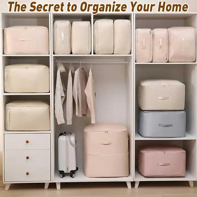 2PCS Ultra Space Saving Self Compression Organizer, Dustproof And - Image 2