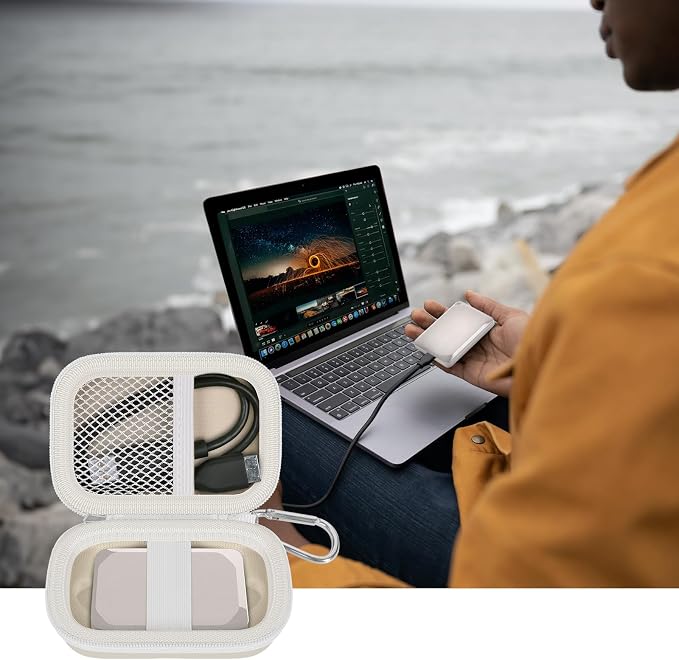 Carrying Case Compatible with Crucial X10/ X9 Pro 4TB/ 2TB/ 1TB Portable SSD - Image 6