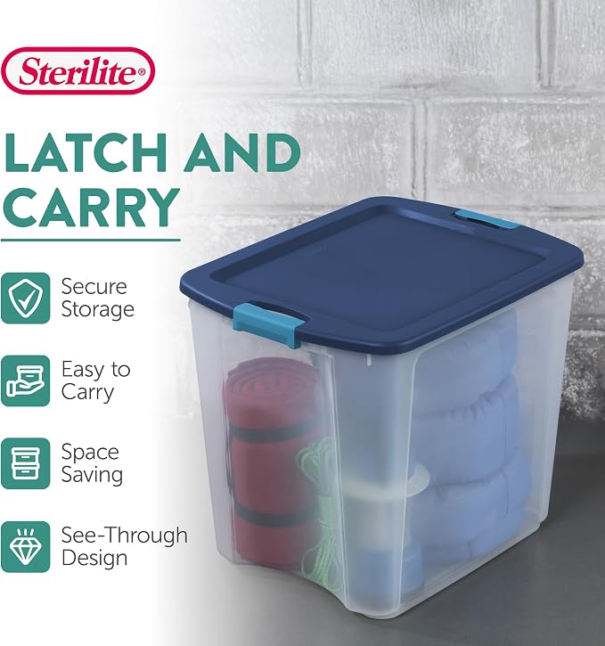 Sterilite 4-Pack Latch and Carry, 27 Gallon - Image 3