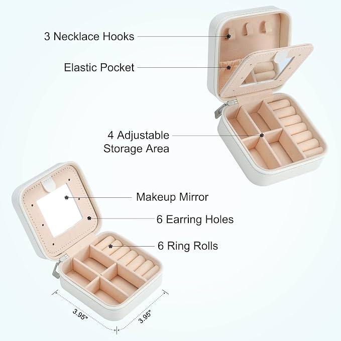 Parima Jewelry Box for Aunt Gifts from Niece Nephew, Birthday Gifts for Aunt - Image 3