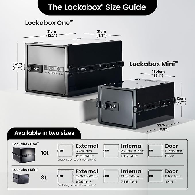 Lockabox One™ | Compact and Hygienic Lockable Storage Box - Image 5