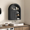 Arched Bathroom Wall Cabinet, 23.6 x 30.3'' Over The Toilet Cabinet by UPOSOJAWishesYouaNiceDay