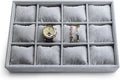 Oirlv Premium Velvet 12 Grid Jewelry Organizer Tray by Oirlv