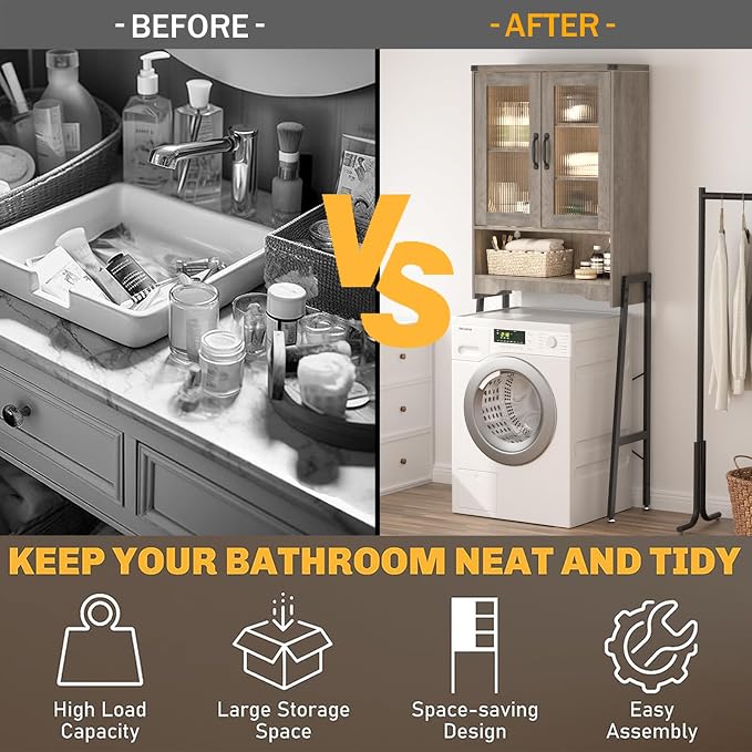 Over The Toilet Storage Cabinet - Image 4