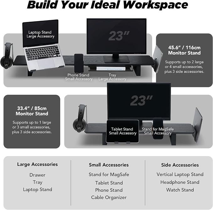 Moodular Add-ons Tablet/Smart Accessory Stand Black MSA-TS - Image 5