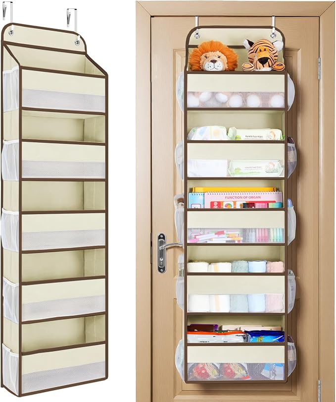 Yecaye Over The Door Organizer Storage, 5-Tier Heavy Duty Door Organizers by Yecaye