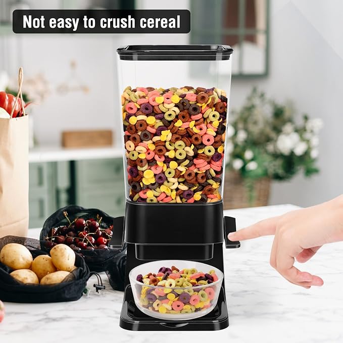 Cereal Dispenser Countertop 2pcs, 5.5L Cereal Containers Storage Dispenser - Image 5